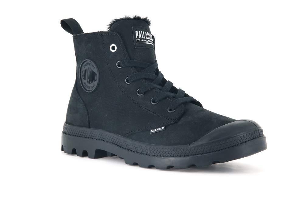 Botas Palladium PAMPA HI ZIP WL Hombre Negras | Costa Rica-53048